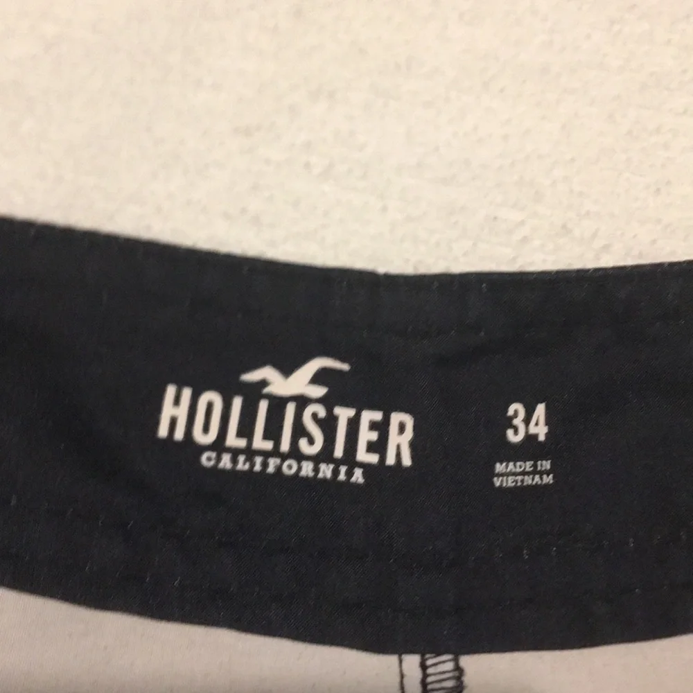 🩷 Hollister Board Shorts Black Green White - 34